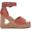 imageLucky Brand Womens Himmy Sculpted Wedge SandalEco Red