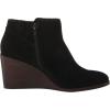 imageLucky Brand Womens Zorla Wedge Bootie Ankle BootBlack Suede