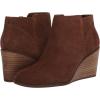 imageLucky Brand Womens Zorla Wedge Bootie Ankle BootRoasted