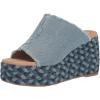 imageLucky Brand Womens Scippio Platform Wedge SandalAcid Denim