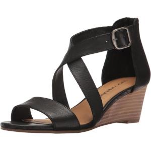 imageLucky Brand Womens Jenley Wedge SandalBlack Leather