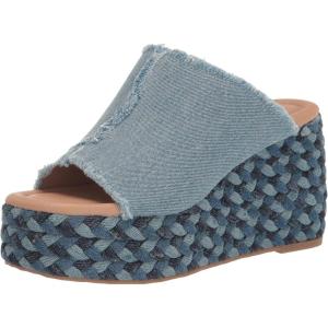 imageLucky Brand Womens Scippio Platform Wedge SandalAcid Denim