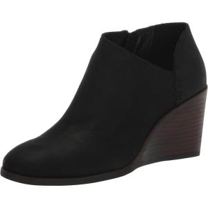 imageLucky Brand Womens Zemlin Wedge Bootie Ankle BootBlack