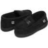 imageLucky Brand Boys Micro Suede Fuzzy Lined Moccasin Slippers for KidsBlack