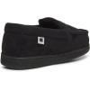 imageLucky Brand Boys Micro Suede Fuzzy Lined Moccasin Slippers for KidsBlack