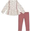 imageLucky Brand Baby Girls 2 Piece Tunic Legging SetMauve  Egret