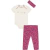 imageLucky Brand babygirls 3 Pieces Pant SetRed PlumOatmeal