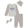 imageLucky Brand boys 3 Pieces Pant SetHeather