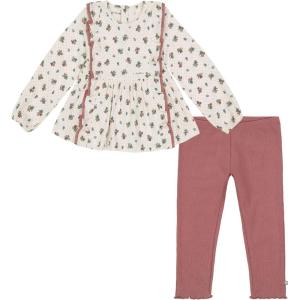 imageLucky Brand Baby Girls 2 Piece Tunic Legging SetMauve  Egret