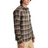 imageLucky Brand Mens Big Slub Twill Plaid Long Sleeve Utility ShirtBlack Multi