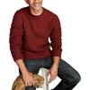 imageLucky Brand Mens Cable Crew Neck SweaterCabernet