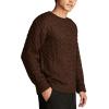 imageLucky Brand Mens Cable Crew Neck SweaterChocolate Torte