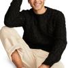 imageLucky Brand Mens Cable Crew Neck SweaterDark Black