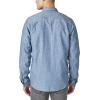 imageLucky Brand Mens Chambray Workwear Long Sleeve ShirtBlue Indigo