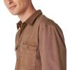 imageLucky Brand Mens Corduroy Collar Washed Long Sleeve ShirtCoffee Liqueur