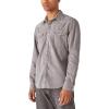 imageLucky Brand Mens Corduroy Western Long Sleeve ShirtFrost Gray