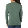 imageLucky Brand Mens Crewneck Vintage Washed Snap Button Henley ShirtDark Forest