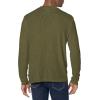 imageLucky Brand Mens Crewneck Vintage Washed Snap Button Henley ShirtRifle Green