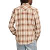 imageLucky Brand Mens Dobby Western Long Sleeve ShirtBrown Multi