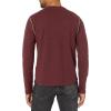 imageLucky Brand Mens Duofold Henley Knit ShirtBurgundy