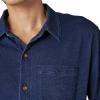 imageLucky Brand Mens Indigo Knit Button Down ShirtDark Indigo
