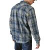 imageLucky Brand Mens Indigo Plaid Western Long Sleeve ShirtBlue Plaid