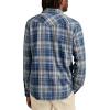 imageLucky Brand Mens Indigo Plaid Western Long Sleeve ShirtDark Indigo