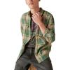 imageLucky Brand Mens Indigo Plaid Western Long Sleeve ShirtGreen Plaid