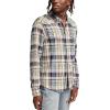 imageLucky Brand Mens Indigo Plaid Western Long Sleeve ShirtMulti