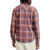 imageLucky Brand Mens Indigo Plaid Western Long Sleeve ShirtRed Multi