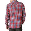 imageLucky Brand Mens Indigo Plaid Western Long Sleeve ShirtRed Plaid