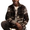 imageLucky Brand Mens Jacquard Humboldt Long Sleeve OvershirtMulti