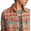 imageLucky Brand Mens Jacquard Humboldt Utility ShirtOrange Multi