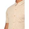 imageLucky Brand Mens Linen Short Sleeve Button Up ShirtPlaza Taupe