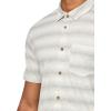 imageLucky Brand Mens Linen Short Sleeve Stripe Button Up ShirtMulti
