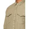 imageLucky Brand Mens Linen Western Long Sleeve ShirtDeep Lichen Green
