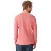 imageLucky Brand Mens Long Sleeve Crew Neck One Pocket French Rib Thermal ShirtRed Heather