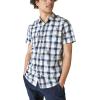 imageLucky Brand Mens Miller Girl Graphic TeeWhite Ikat Plaid