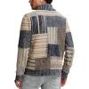 imageLucky Brand Mens Patchwork Shawl CardiganDenim Combo