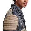 imageLucky Brand Mens Patchwork Shawl CardiganDenim Combo