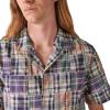imageLucky Brand Mens Patchwork Short Sleeve ShirtBlue Multi Print