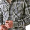 imageLucky Brand Mens Plaid Brushed Knit Long Sleeve ShirtGrey Multi Plaid