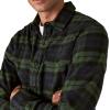 imageLucky Brand Mens Plaid Cloud Soft Long Sleeve FlannelNavy  Green Plaid