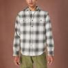 imageLucky Brand Mens Plaid Cloud Soft Long Sleeve FlannelNavyGrey