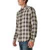 imageLucky Brand Mens Plaid Dobby Western Long Sleeve ShirtBlack Dobby Plaid