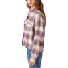 imageLucky Brand Mens Plaid Dobby Western Long Sleeve ShirtCream Plaid