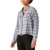 imageLucky Brand Mens Plaid Dobby Western Long Sleeve ShirtGrey Plaid