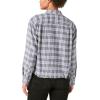 imageLucky Brand Mens Plaid Dobby Western Long Sleeve ShirtGrey Plaid