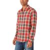imageLucky Brand Mens Plaid Dobby Western Long Sleeve ShirtRed Plaid