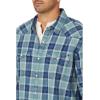 imageLucky Brand Mens Plaid Indigo Western Long Sleeve ShirtBlue Multi